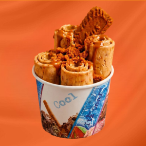 Biscoff Heaven Rolled Ice Cream