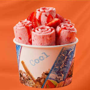 Strawberry Dream Rolled Ice Cream