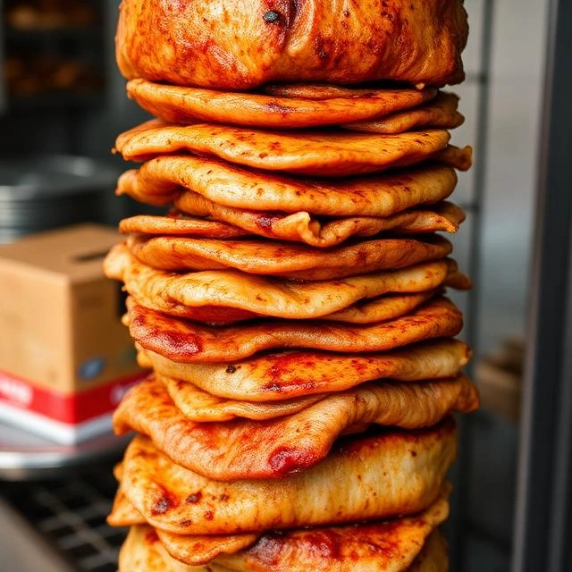 What Makes Authentic Arabic Shawarma Different from Regular Shawarma? 3 Fresh vegetables, garlic sauce, pickles, and marinated chicken prepared for authentic Arabic shawarma.
