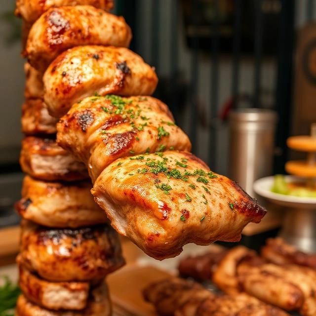 What Makes Authentic Arabic Shawarma Different from Regular Shawarma? 2 Juicy chicken Arabic shawarma wrapped in soft pita bread with garlic sauce and pickled vegetables.