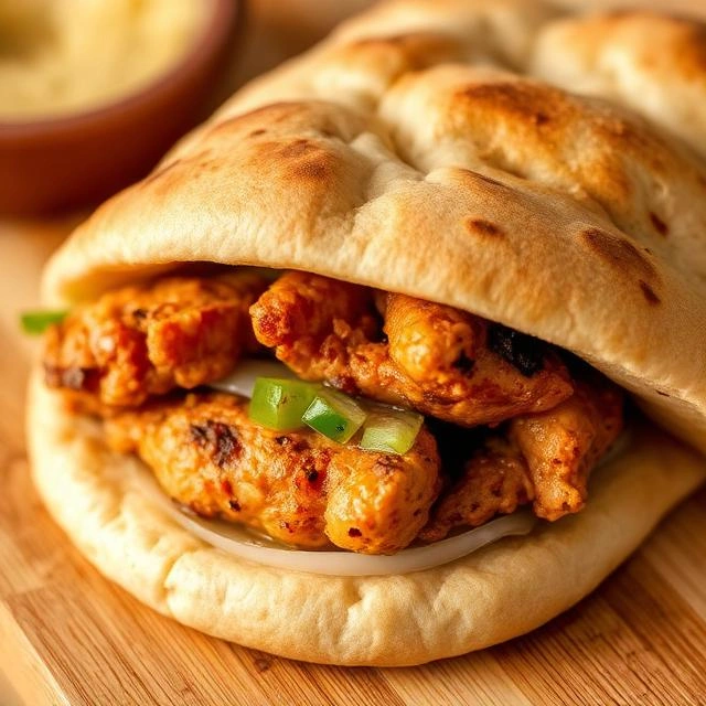 Arabic Shawarma Bread Explained: Pita, Saj, or Lebanese Bread? 5 Traditional Arabic pita bread served with authentic chicken shawarma